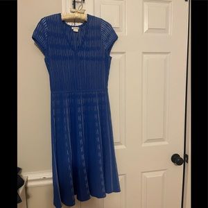 Shoshanna - size S - 
    Blue knit fabric with silver threading